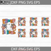 Ghost Skateboarding Creep It Real Svg Retro Halloween Svg Bundle Cricut File Clipart Png Eps Dxf