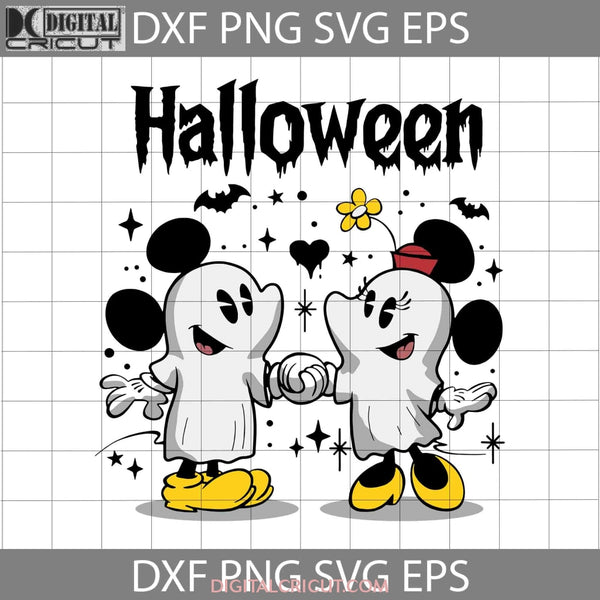 Ghost Svg Boo Cartoon Halloween Cricut File Clipart Png Eps Dxf