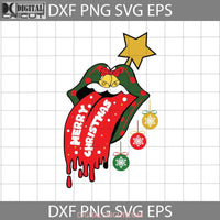 Gift The Rolling Stones Merry Christmas Svg Tongue Cricut File Clipart Png Eps Dxf