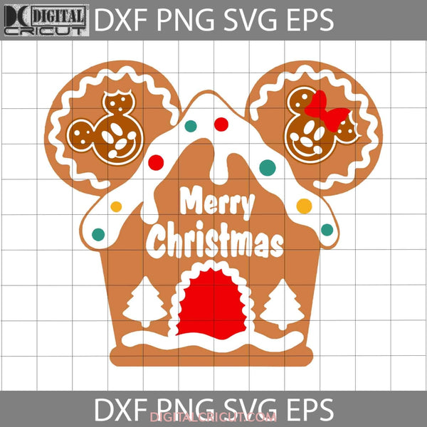 Gingerbread House Svg Christmas Svg Cricut File Clipart Png Eps Dxf