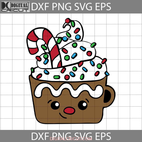 Gingerbread Latte Svg Merry Christmas Svg Cricut File Clipart Png Eps Dxf