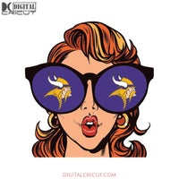 Just A Girl In Love With Her Minnesota Vikings Svg, Cricut File, Clipart, NFL Svg, Sport Svg, Football Svg