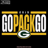 2020 Go Pack Go Green Bay Packers Svg, Cricut File, Clipart, NFL Svg, Sport Svg Football Svg, Love Football Svg, Png, Eps, Dxf