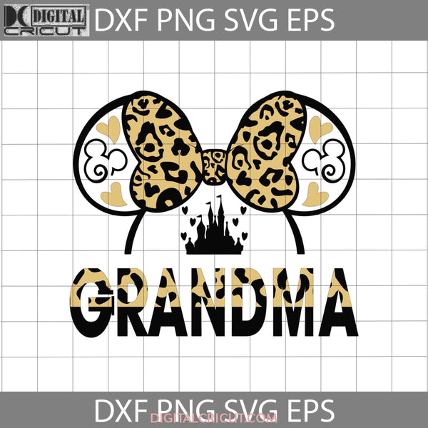 Grandma Leopard Svg Minnie Mother Svg Mothers Day Cricut File Clipart Png Eps Dxf