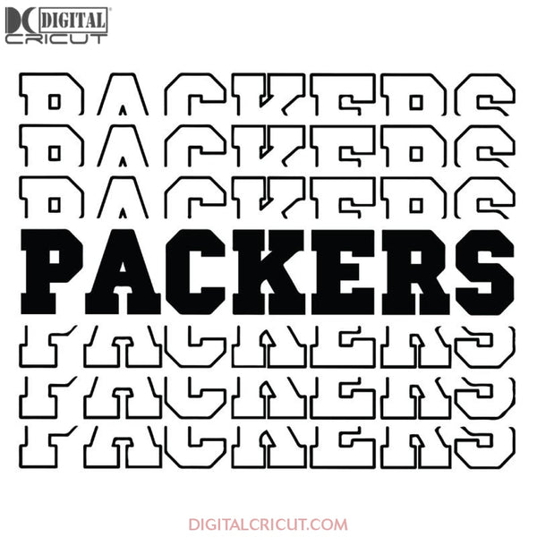Green Bay Packers Cut File, Packers Quotes, Cricut Silhouette, Clipart, NFL Svg, Football Svg, Sport Svg 2