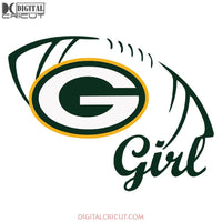 Green Bay Packers Girl Svg, Green Bay Packers Svg, Packers Quotes, Cricut Silhouette, Clipart, NFL Svg, Football Svg, Sport Svg