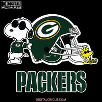 Green Bay Packers Snoopy Svg, Cricut File, Clipart, Football Svg, NFL Svg, Sport Svg, Cool Svg, Love Football Svg, Png, Eps, Dxf