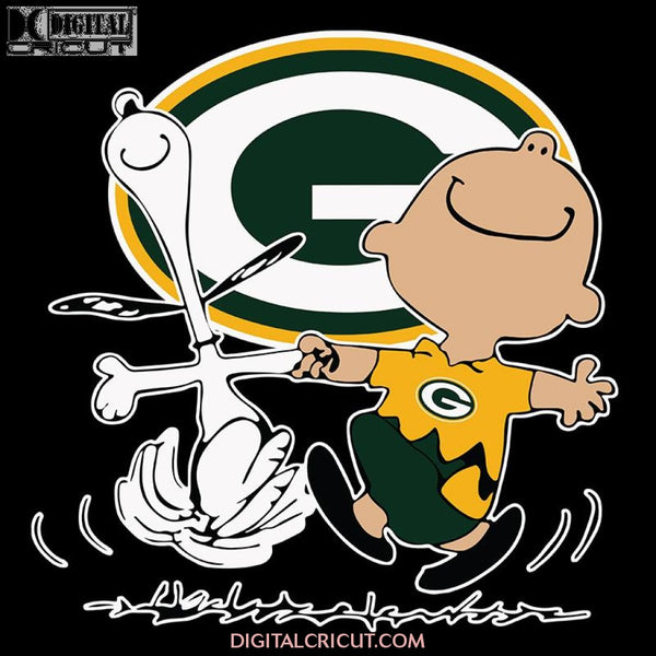 Green Bay Packers Svg, Snoopy And Peanut Svg, Cricut File, Clipart, NFL Svg, Football Svg, Sport Svg, Love Football Svg, Png, Eps, Dxf 2