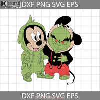 Grinch And Mickey Costume Svg Cartoon Christmas Gift Cricut File Clipart Png Eps Dxf