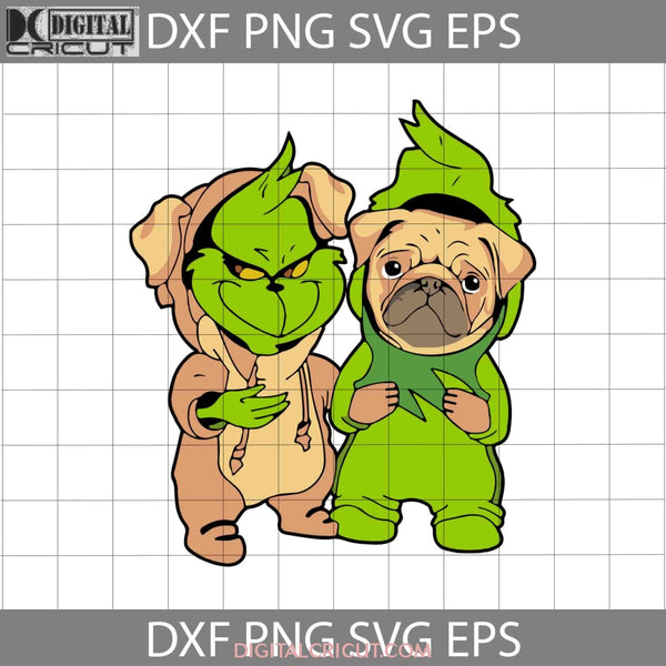 Grinch And Puppy Dog Costume Svg Halloween Gift Funny Cuties Horror Cricut File Clipart Png Eps Dxf