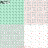 Groovy Retro Happy Face Seamless Pattern Smiley Digital Papers Scrapbook Paper Background Wallpaper