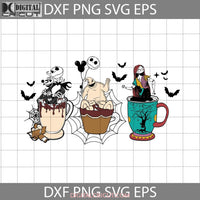 Halloween Coffee Svg Latte Cup Retro Cricut File Clipart Png Eps Dxf