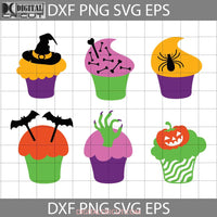 Halloween Cupcake Bundle Svg Cricut File Clipart Png Eps Dxf