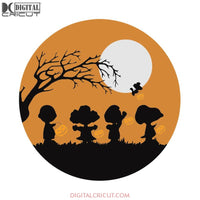 Halloween Snoopy Charlie Brown Woodstock, Cricut File, Svg, Halloween Svg, Snoopy Svg