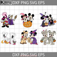 Mickey And Minnie Halloween Svg Bundle Svg Cricut File Clipart Png Eps Dxf