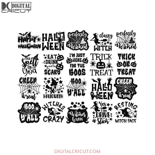 Halloween Svg, Bundle, Horror Svg, Pumpkin Signs, Halloween Costume Svg, Funny Quotes