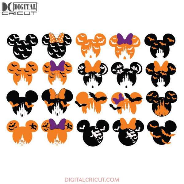 Halloween Svg, Mickey Svg, Disney Svg, Happy Halloween, Cricut, Svg