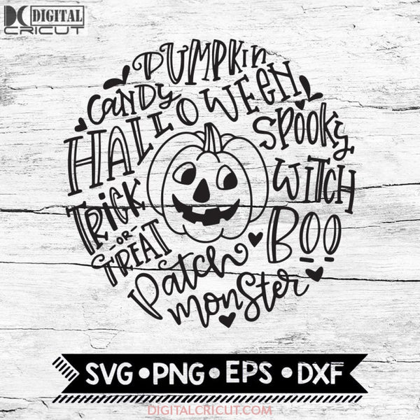 Halloween Svg, Pumpkin Svg, Witch Svg, Cricut File, Svg