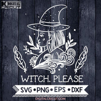 Halloween Svg, Witch Svg, Silhouette Cameo, Cricut File, Svg