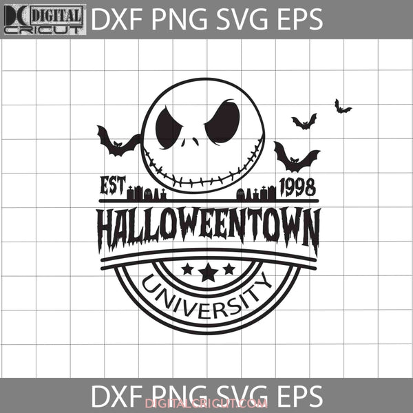 Halloweentown University Svg Halloween Cricut File Clipart Png Eps Dxf