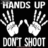 Hands Up Dont Shoot Svg Files For Silhouette Cricut Dxf Eps Png Instant Download7