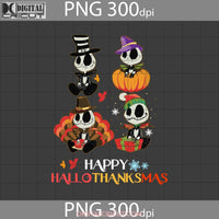 Happy Hallothanksmas Png Thanksgiving Halloween Images Digital 300Dpi