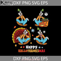 Happy Hallothanksmas Svg Halloween Thanksgiving Svg Christmas Cricut File Clipart Png Eps Dxf