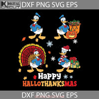 Happy Hallothanksmas Svg Halloween Thanksgiving Svg Christmas Cricut File Clipart Png Eps Dxf