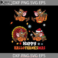 Happy Hallothanksmas Svg Halloween Thanksgiving Svg Christmas Cricut File Clipart Png Eps Dxf