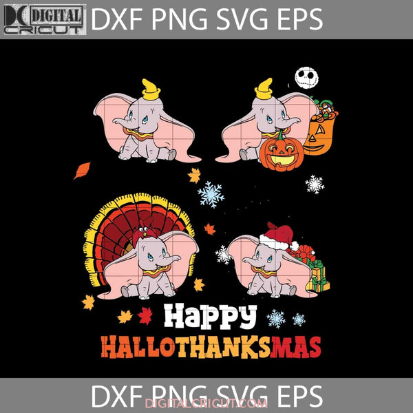 Happy Hallothanksmas Svg Halloween Thanksgiving Svg Christmas Cricut File Clipart Png Eps Dxf