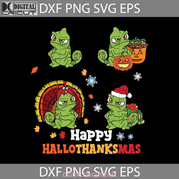 Happy Hallothanksmas Svg Halloween Thanksgiving Svg Christmas Cricut File Clipart Png Eps Dxf