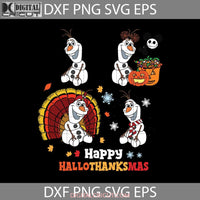 Happy Hallothanksmas Svg Halloween Thanksgiving Svg Christmas Cricut File Clipart Png Eps Dxf