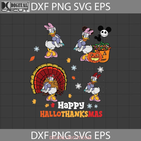 Happy Hallothanksmas Svg Thanksgiving Svg Christmas Cricut File Clipart Png Eps Dxf