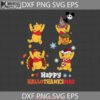 Happy Hallothanksmas Svg Thanksgiving Halloween Christmas Cricut File Clipart Png Eps Dxf