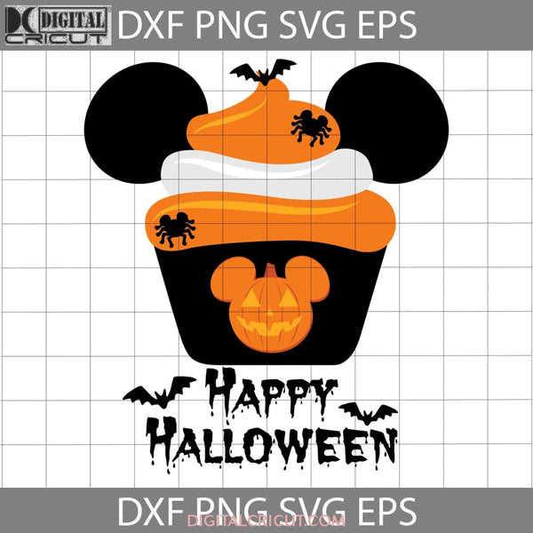 Happy Halloween Cupcake Svg Cricut File Clipart Png Eps Dxf