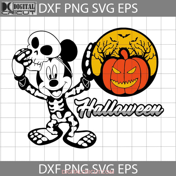 Happy Halloween Svg Skeleton Cricut File Clipart Png Eps Dxf