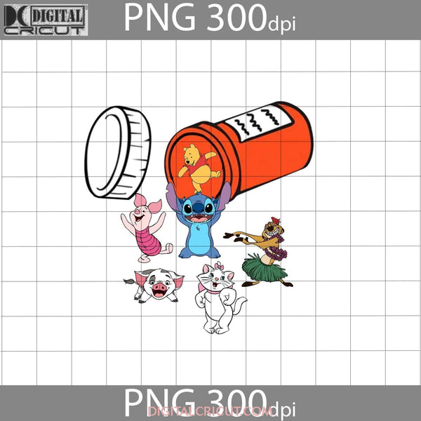 Happy Pills Png Cartoon Digital Images 300Dpi