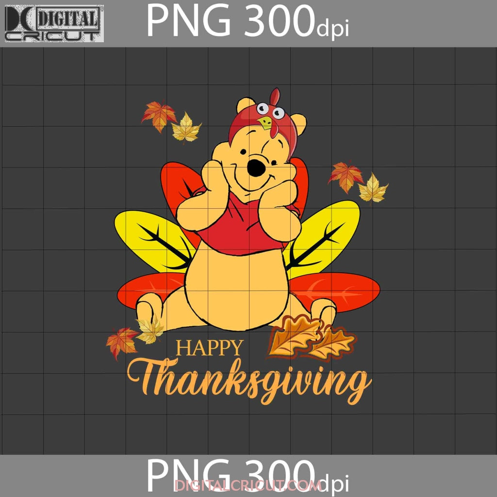 Happy Thanksgiving Png, Pooh Turkey Png, Winnie The Pooh Png ...