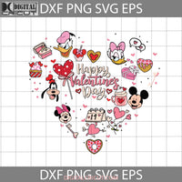 Happy Valentines Day Svg Heart Cricut File Clipart Png Eps Dxf