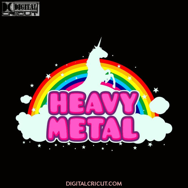 Heavy Metal Unicorn SVG PNG DXF EPS Download Files