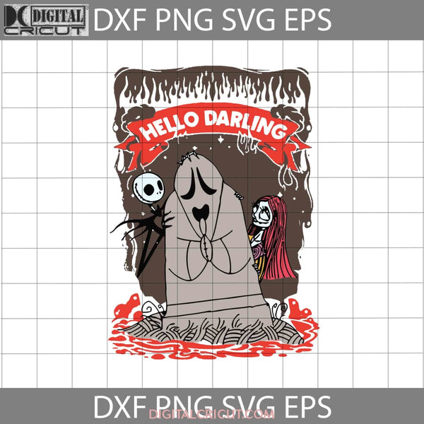 Hello Darling Svg Halloween Cricut File Clipart Png Eps Dxf