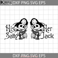 His Sally Svg Her Jack And Halloween Cricut File Clipart Png Eps Dxf