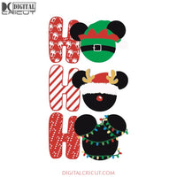 Mickey Mouse Christmas Gift SVG file - SVG cut files.com