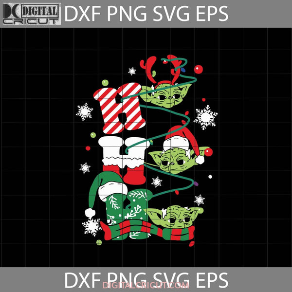 Star Wars Yoda Ho Svg Baby Svg Movie Christmas Gift Cricut File Clipart Png Eps Dxf