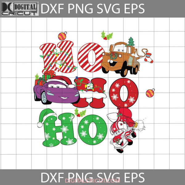 Hohoho Svg Cars Svg Christmas Cricut File Clipart Png Eps Dxf