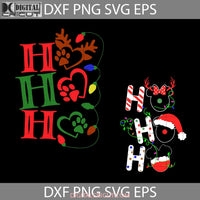 Hohoho Svg Dog Paw Bundle Christmas Cricut File Clipart Png Eps Dxf