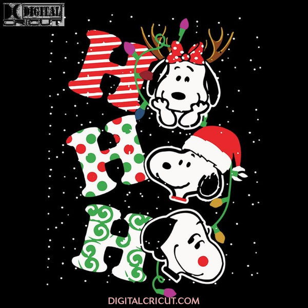 Hohoho Svg, Merry Christmas Svg, Snoopy Christmas Svg, Christmas Svg, Cricut File, Clipart, Merry Christmas Svg, Png, Eps, Dxf