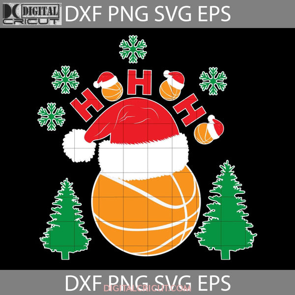 Hohoho Svg Volleyball Christmas Tree Cricut File Clipart Png Eps Dxf