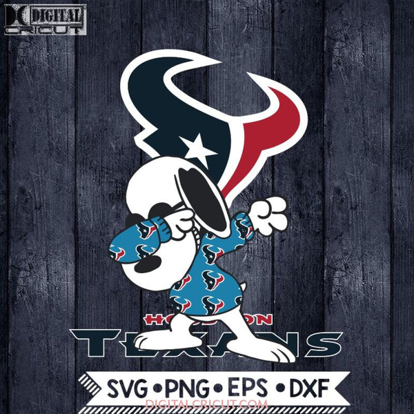 Houston Texans Snoopy Dabbing Svg, NFL Svg, Football Svg, Cricut File, Svg