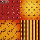 Humorous Family Seamless Pattern Digital Papers Scrapbook Paper 12*12Inches -300Dpi